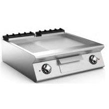 80 cm Electric Fry Top with Sloping HotPlate 1/3 Ribbed 2/3 Smooth.