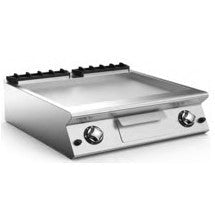 80 cm Gas Fry-Top with Smooth Sloping Hotplate.