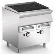 80 cm Gas Grill with Reversible cast-iron cooking Grill. - Mabrook Hotel Supplies