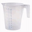 TRANSPARENT GRADUATED CARAFE 1LT.