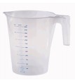 TRANSPARENT GRADUATED CARAFE 1LT.