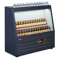 Refrigerated Dink Cooler with Upper Neutral Storage Place.