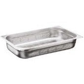 (0311.11065.21) S/S PERFORATED GASTRONORM CONTAINER GNP 1/1-65 , Size: 530X325X65 mm.