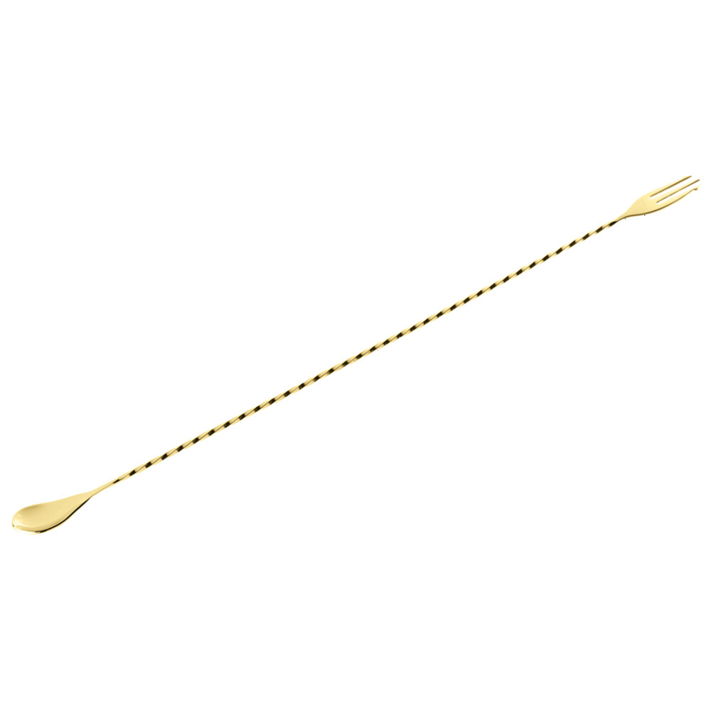 BAR SPOON/FORK CM 50 STAINLESS STEEL GOLD - Mabrook Hotel Supplies