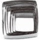 PADERNO SQUARE SET 6 PCS S/STEEL
