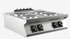 Mareno/ 70 RANGE 80 cm 4 Circular Hotplate Electric Boiling Top.