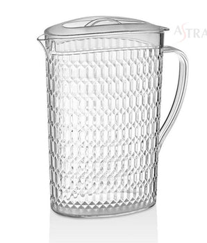 POLYCARBONATE DIAMOND PITCHER, COLOR: TRANSPARENT, 2.2 LIT - Mabrook Hotel Supplies