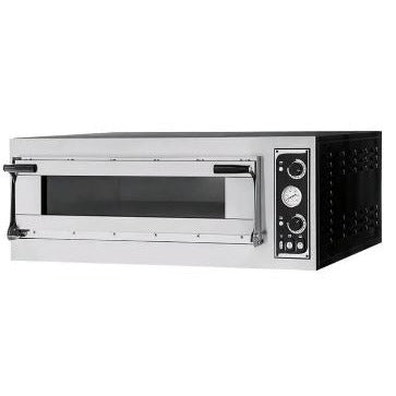Trays 4 Glass Single Deck Mechanical Electric Oven with Steam Generator. (1F200201) - Mabrook Hotel Supplies