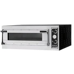 Trays 4 Glass Single Deck Mechanical Electric Oven with Steam Generator. (1F200201)