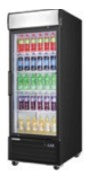 (SD-580F) Free Standing Beverage Freezer , Ventilated Freezing Black Color with Canopy , Plastic Frame & Handle - Dim: 685x740x2107 mm (WxDxH). - Mabrook Hotel Supplies