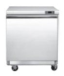 (TUC-29BR) 1 Door Under Counter Refrigerator with 2 Layer Shelves , Dim: 735x799x966 mm (WxDxH). - Mabrook Hotel Supplies