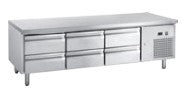 (U-GNH3160TN) 6 Drawers Ventilated UnderCounter , Dim: 1795x700x650 mm (WxDxH). - Mabrook Hotel Supplies
