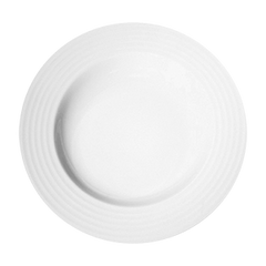 RONDO DEEP PLATE. DIA: 30 CM, HEIGHT: 5.5 CM, CAP: 43.2 OZ/ 128 CL - Mabrook Hotel Supplies