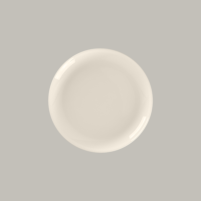 BONE CHINA FEDRA COUPE PLATE, COLOR: IVORY, DIA: 26.8 CM, HEIGHT: 2.7 CM - Mabrook Hotel Supplies