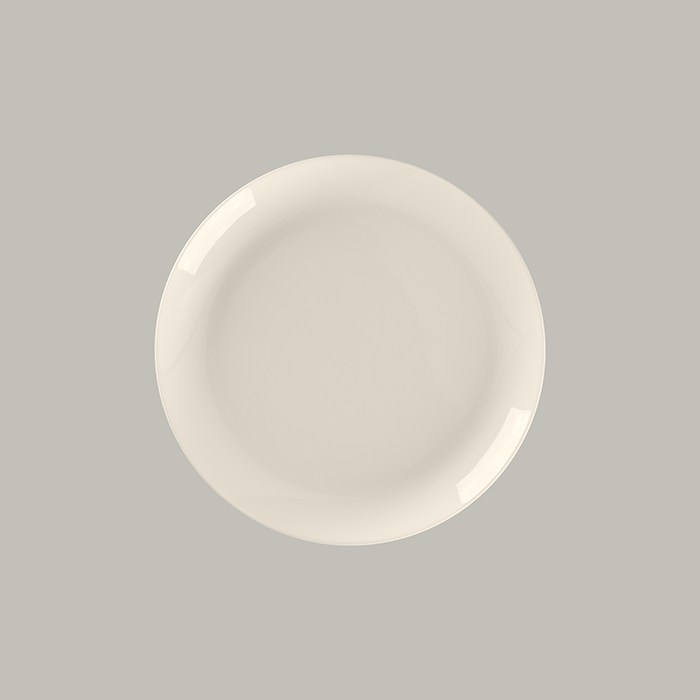 BONE CHINA FEDRA COUPE PLATE, COLOR: IVORY, DIA: 28.6 CM, HEIGHT: 3 CM - Mabrook Hotel Supplies