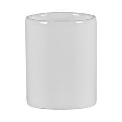 BONE CHINA FEDRA TOOTH PICK HOLDER , COLOR: IVORY, DIA: 3.9 CM, HEIGHT: 5.2 CM - Mabrook Hotel Supplies