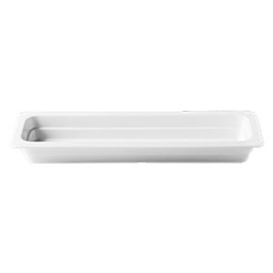 BUFFET GN PAN RECTANGLE GN 2/4, DIM: 53X16.2X6.5 CM, CAP: 260 CL/ 88 OZ - Mabrook Hotel Supplies
