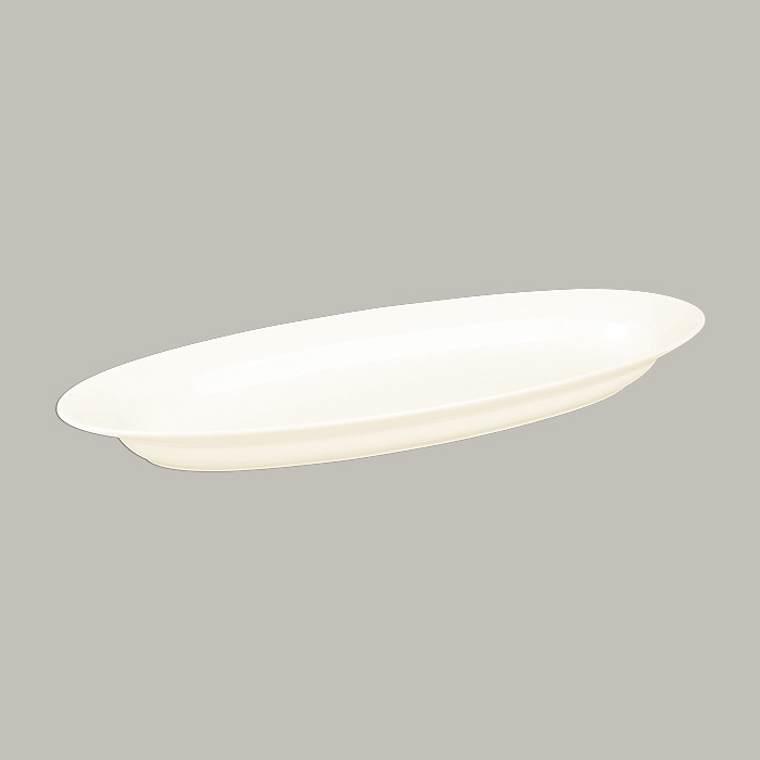 BUFFET OVAL PLATTER, COLOR: IVORY, DIM.: 56X21X5.5 CM, CAP: 74.4 OZ/ 220 CL - Mabrook Hotel Supplies