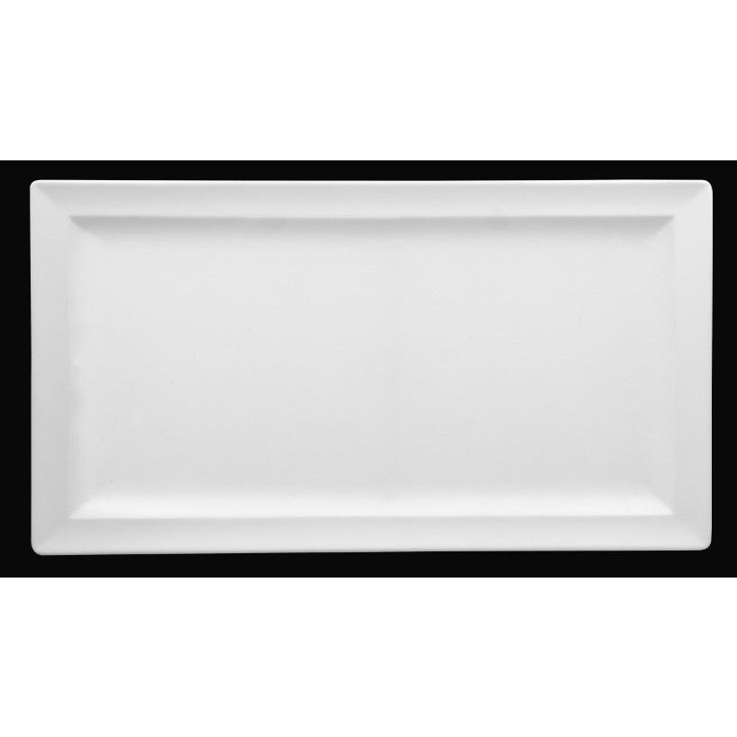 CLASSIC RECTANGLE PLATE,  COLOR: IVORY,  DIM.: 38.5X21X2.4 CM