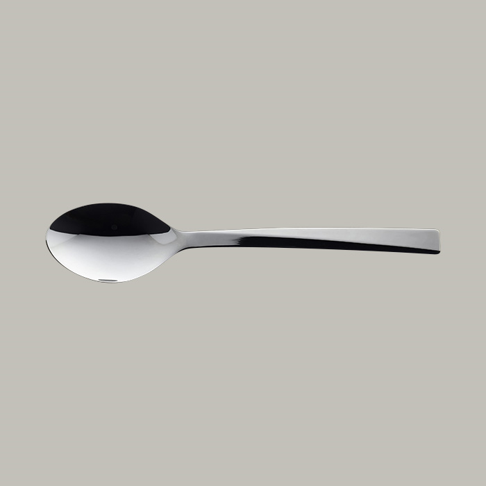 SLEEK DINNER SPOON 18/10, LENGTH: 21.3 CM - Mabrook Hotel Supplies