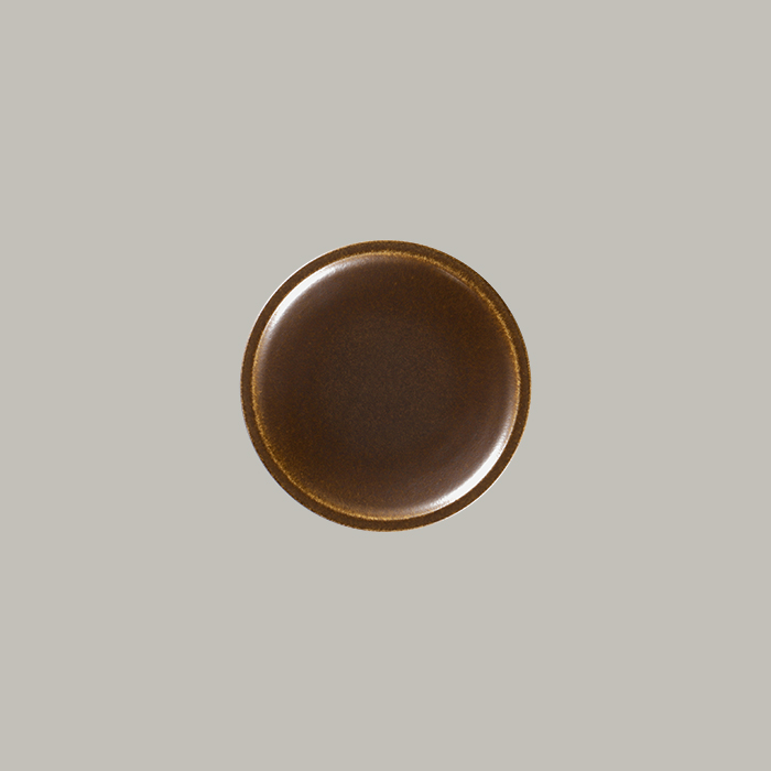 EASE FLAT COUPE PLATE, COLOR: RUST, DIA: 20.4 CM, HEIGHT: 2.1 CM - Mabrook Hotel Supplies