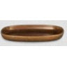 EASE OVAL FLAT PLATTER, COLOR: RUST, DIM: 23X15X3.1 CM