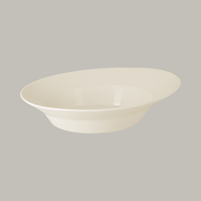 GIRO OVAL BOWL, COLOR: IVORY, DIM, 22.9X18X6.5 CM, CAP: 19.6 OZ/ 58 CL - Mabrook Hotel Supplies