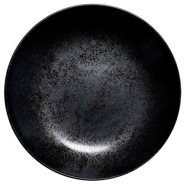 KARBON NANO DEEP COUPE PLATE, COLOR: BLACK, DIA: 23 CM, HEIGHT: 4 CM, CAP: 23.35 OZ/ 70 CL - Mabrook Hotel Supplies