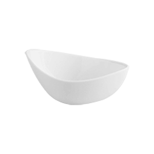 MINIMAX MINIATURE BOAT BOWL, COLOR: IVORY, DIM: 17X10.3X6.5 CM - Mabrook Hotel Supplies