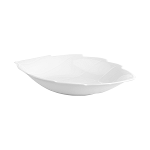 MINIMAX NATURE LEAF BOWL, COLOR: IVORY, DIM: 16X12X4 CM - Mabrook Hotel Supplies