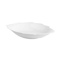MINIMAX NATURE LEAF BOWL, COLOR: IVORY, DIM: 16X12X4 CM - Mabrook Hotel Supplies