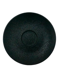 NEO FUSION BLACK 12.5CM SAUCER. TOBE USED WITH CUP CODE: RAK-NFCLCU09BK - Mabrook Hotel Supplies