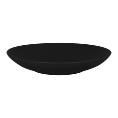 NEO FUSION NANO BLACK DEEP COUPE PLATE. DIA: 23CM. CAP: 69 CL, 23.35 OZ - Mabrook Hotel Supplies