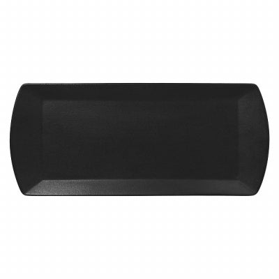 NEO FUSION OPTICA RECTANGULAR SANDWICH TRAY, COLOR: BLACK, DIM: 35X15X2 CM - Mabrook Hotel Supplies