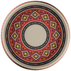 BAANTNA ARGILA FLAT THALI TRAY, UTSAV- 33.5 CM - Mabrook Hotel Supplies