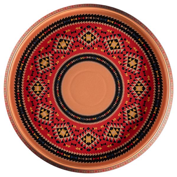 BAANTNA TERO FLAT THALI TRAY, UTSAV- 33.5 CM - Mabrook Hotel Supplies