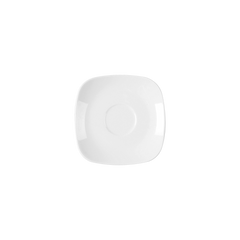 RAK SQUARE SAUCER, IVORIS WHITE, DIM: 12 CM, HEIGHT: 2 CM - Mabrook Hotel Supplies