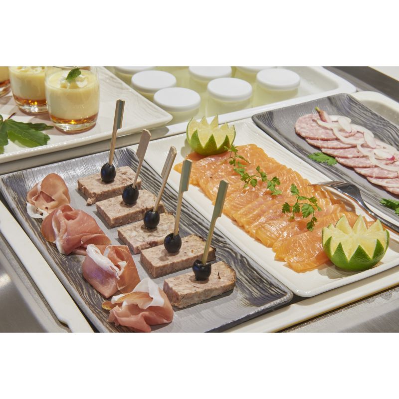 (648336) ARBORESCENCE RECTANGULAR PLATE, PEPPER - 30.2X15.3X2.4 CM - Mabrook Hotel Supplies