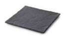 REVOL COLLECTION BASALT SQUARE PLATE, MATT SLATE STYLE, DIM: 15X15X0.7 CM