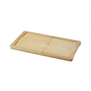 REVOL RECTANGULAR PLATE LINER, BAMBOO - 34X19.5X1.5 CM - Mabrook Hotel Supplies