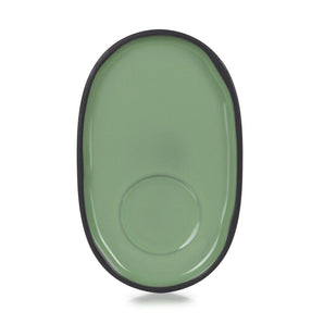 (652767) CARACTERE SAUCER, MINT, DIM:13.5X8.3X1.2 CM - Mabrook Hotel Supplies