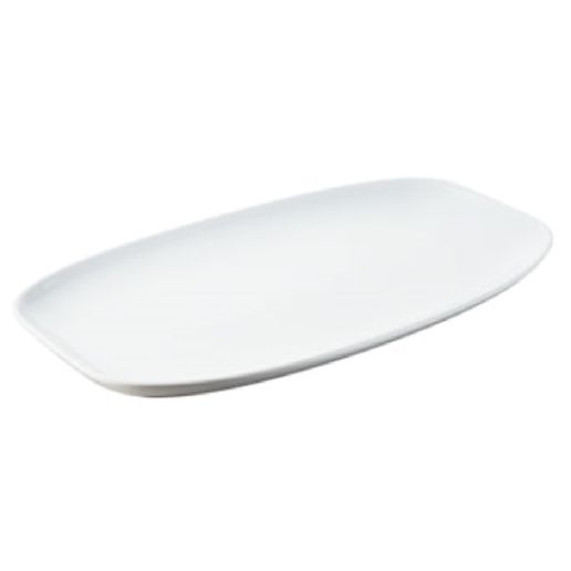 (645790) CLUB PLATE, WHITE, DIM: 36X21X2.9 CM - Mabrook Hotel Supplies