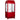 Display Refrigerator Flat Glass Door - 58 Ltr Red