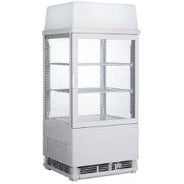 Display Refrigerator Flat Glass Door - 58 Ltr Silver