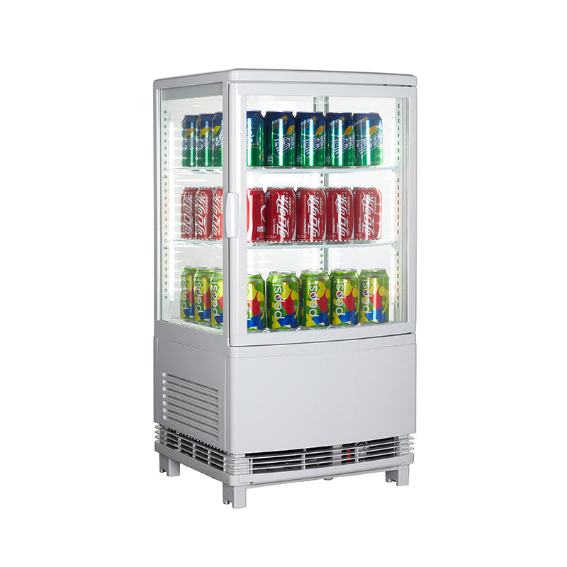 Flat Glass Door 58L -White - Mabrook Hotel Supplies