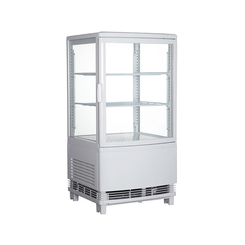 Flat Glass Door 58L -White - Mabrook Hotel Supplies