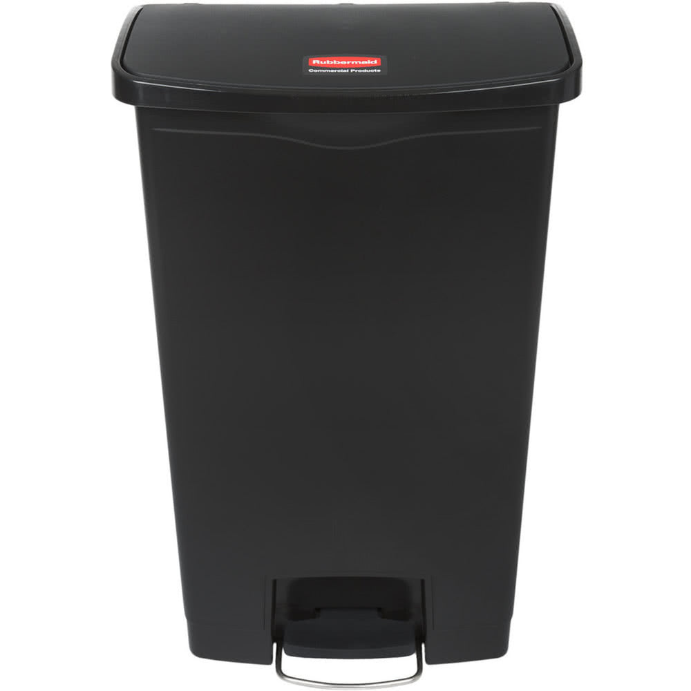 Slim Jim 68L/18G fs resin step on black. - Mabrook Hotel Supplies