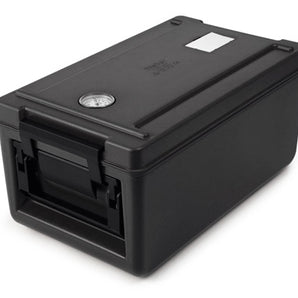 RIEBER THERMOPORT HEATED FOOD TRANSPORT BOX - BLACK - Mabrook Hotel Supplies