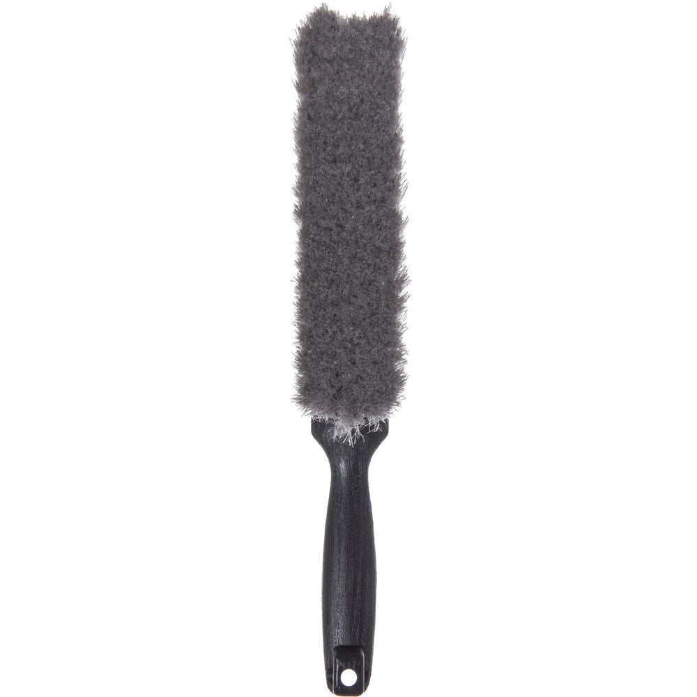 FLO-PAC COUNTER/BENCH BRUSH WITH FLAGGED POLYPROPYLENE BRISTLES - GRAY - Mabrook Hotel Supplies