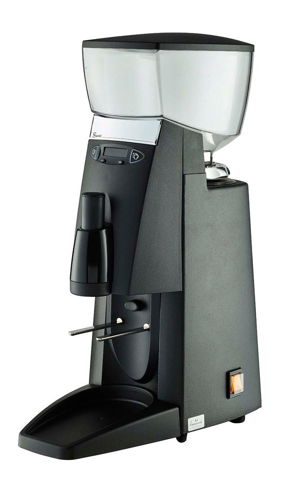 Automatic Silent Espresso Coffee Grinder with Black front panel. - Mabrook Hotel Supplies